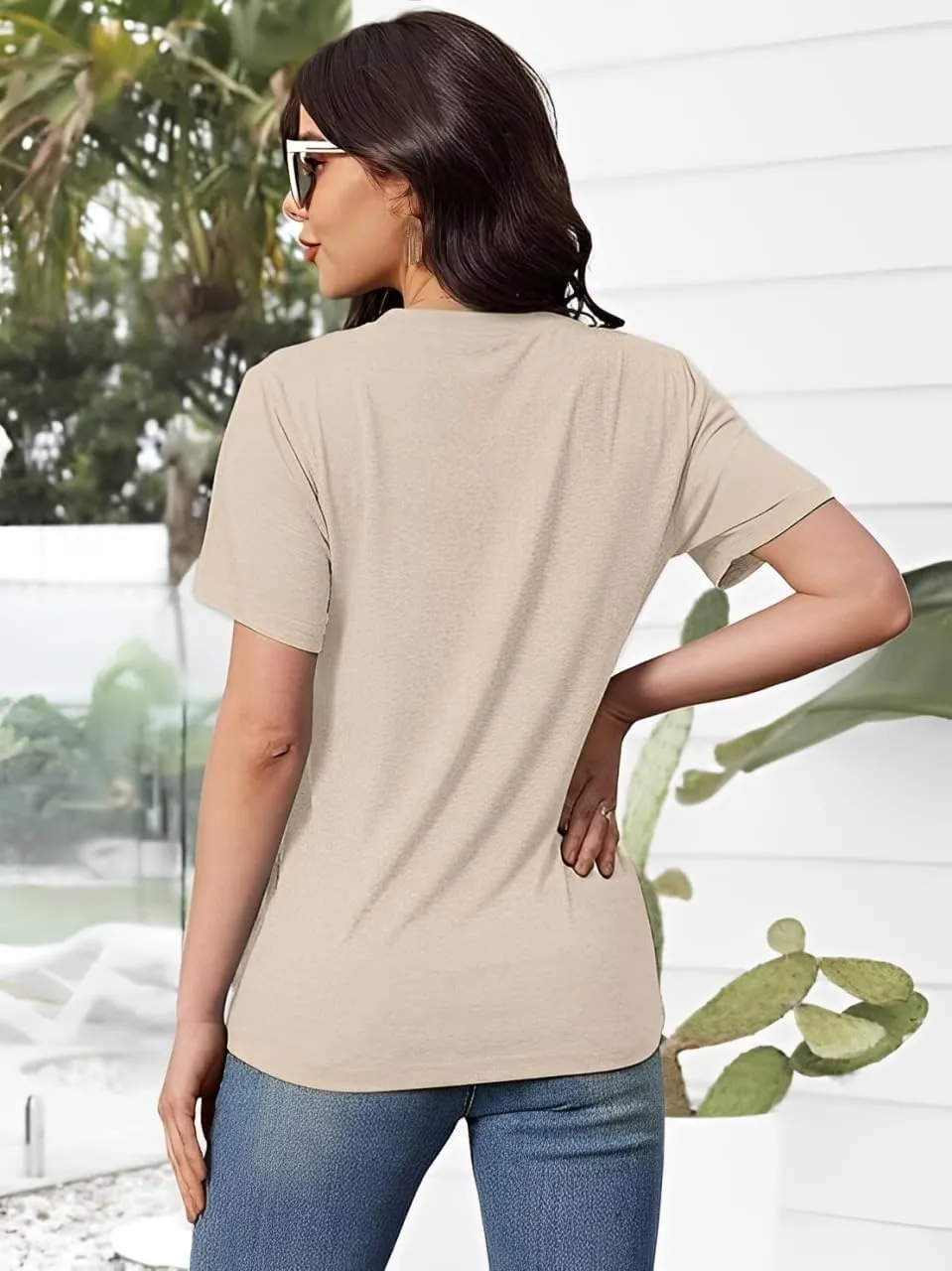 Be Still and Know Shirts for Women Casual Short Sleeve Christian Tee Tops