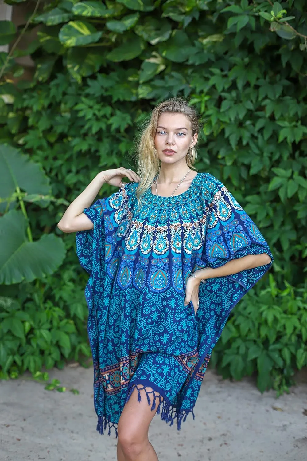 Boho Chic Pareo - Mandala Pareo - Bikini Swimsuit Cover Up - Beach Dress - Wrap