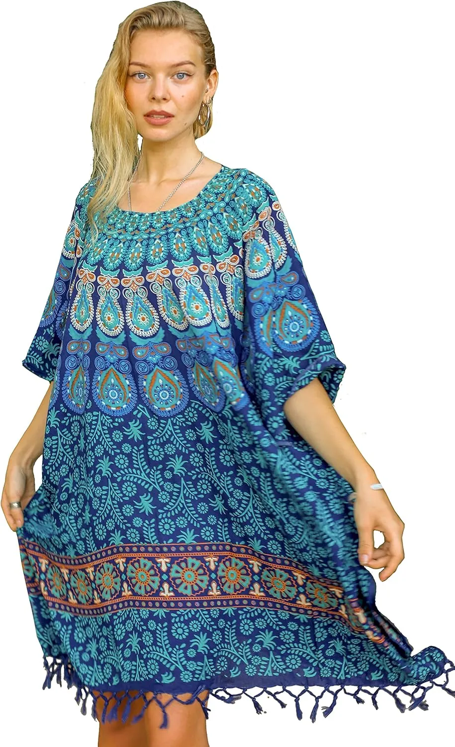 Boho Chic Pareo - Mandala Pareo - Bikini Swimsuit Cover Up - Beach Dress - Wrap