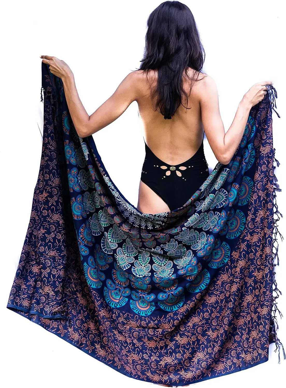 Boho Chic Pareo - Mandala Pareo - Bikini Swimsuit Cover Up - Beach Dress - Wrap