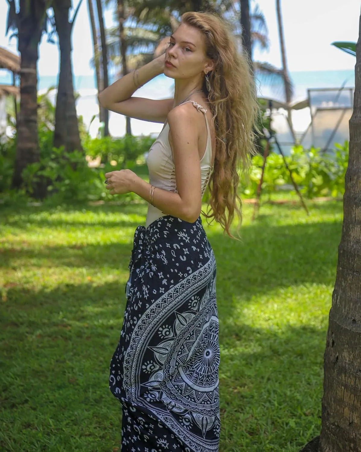 Boho Chic Pareo - Mandala Pareo - Bikini Swimsuit Cover Up - Beach Dress - Wrap