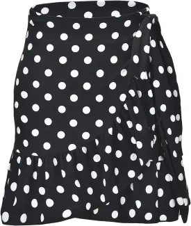 ChinFun Women's Ruffle Sarongs Beach Wrap Cover Up Swimwear Bikini Bottoms High Waisted Tankini Swim Skirts Swimdress