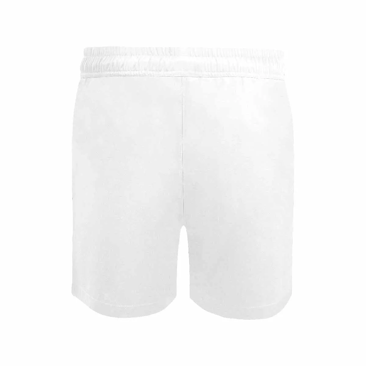 Custom Name Swimming Trunks White Best Man Men's Quick Dry Swim Shorts Personalized Swim Trunks