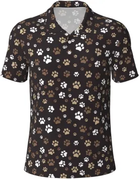 Golf Shirts for Men, Funny Golf Polo Moisture Wicking Dry Fit Short Sleeve