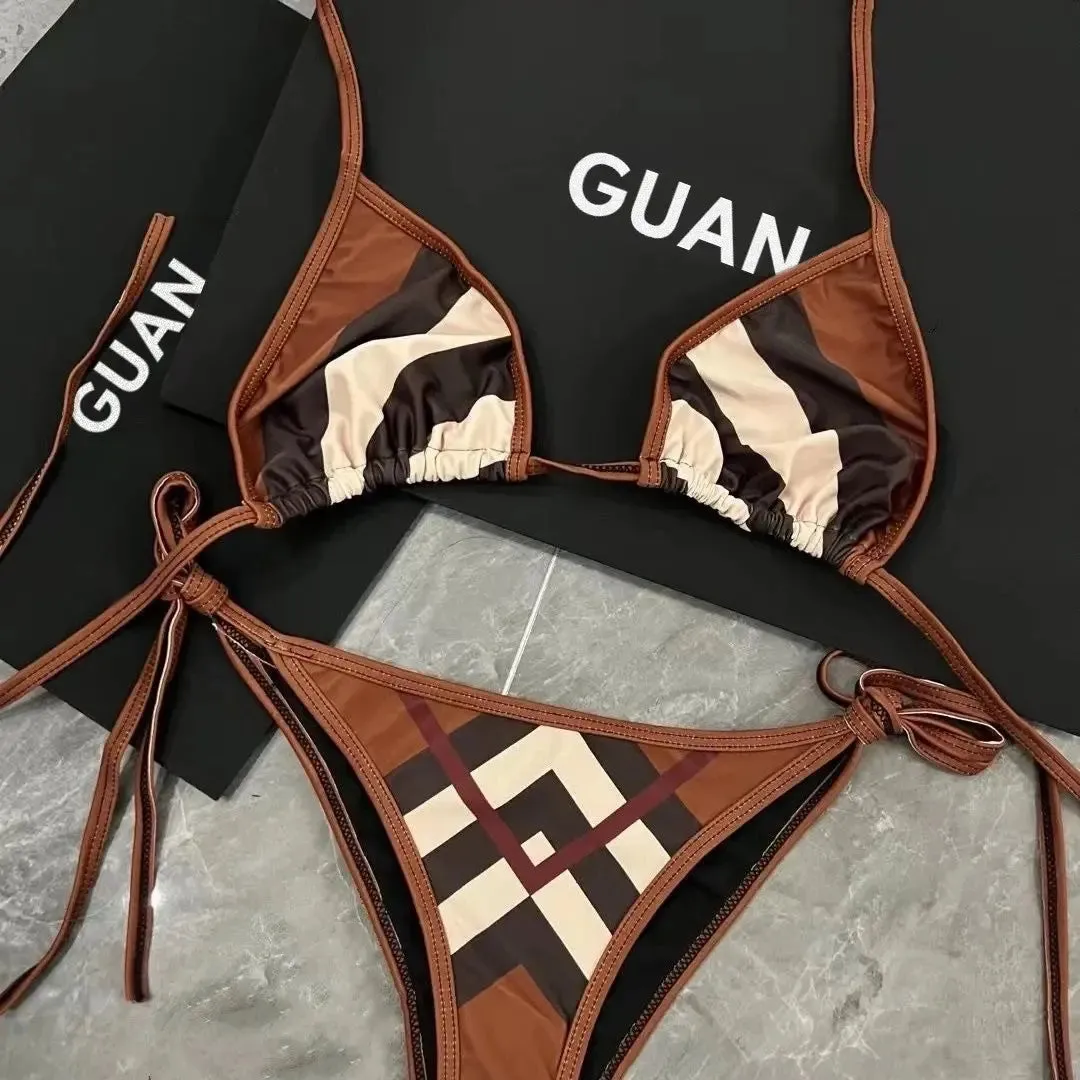 Guan Maio Pleated Bikini Set