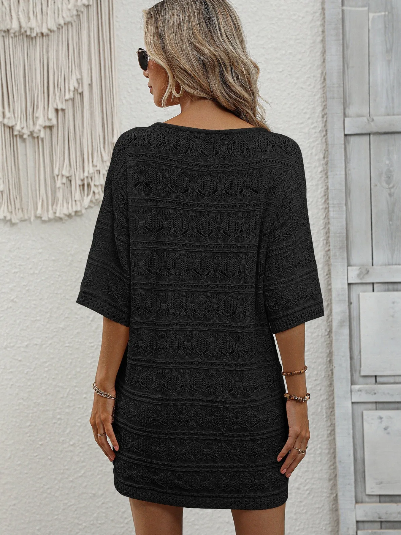 Hollow Resort Beach Dress Sun Protection Cover-up