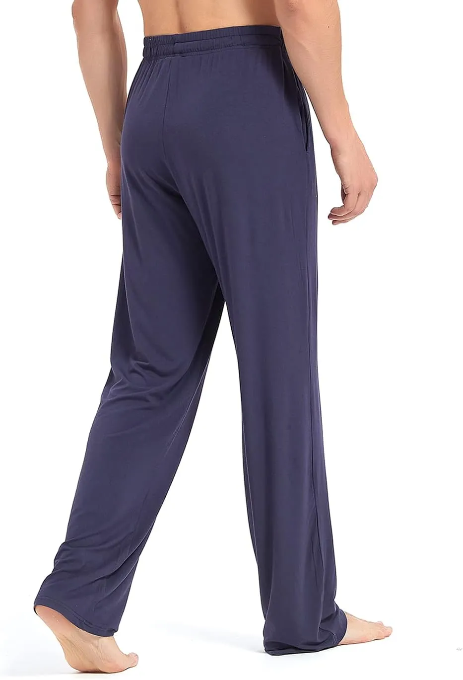 Idtswch 32/34/36/38 Long Inseam Men's Tall Extra Long Pajama Pants,Lounge Jogger Yoga Pants,Sleepwear with Pockets for Men