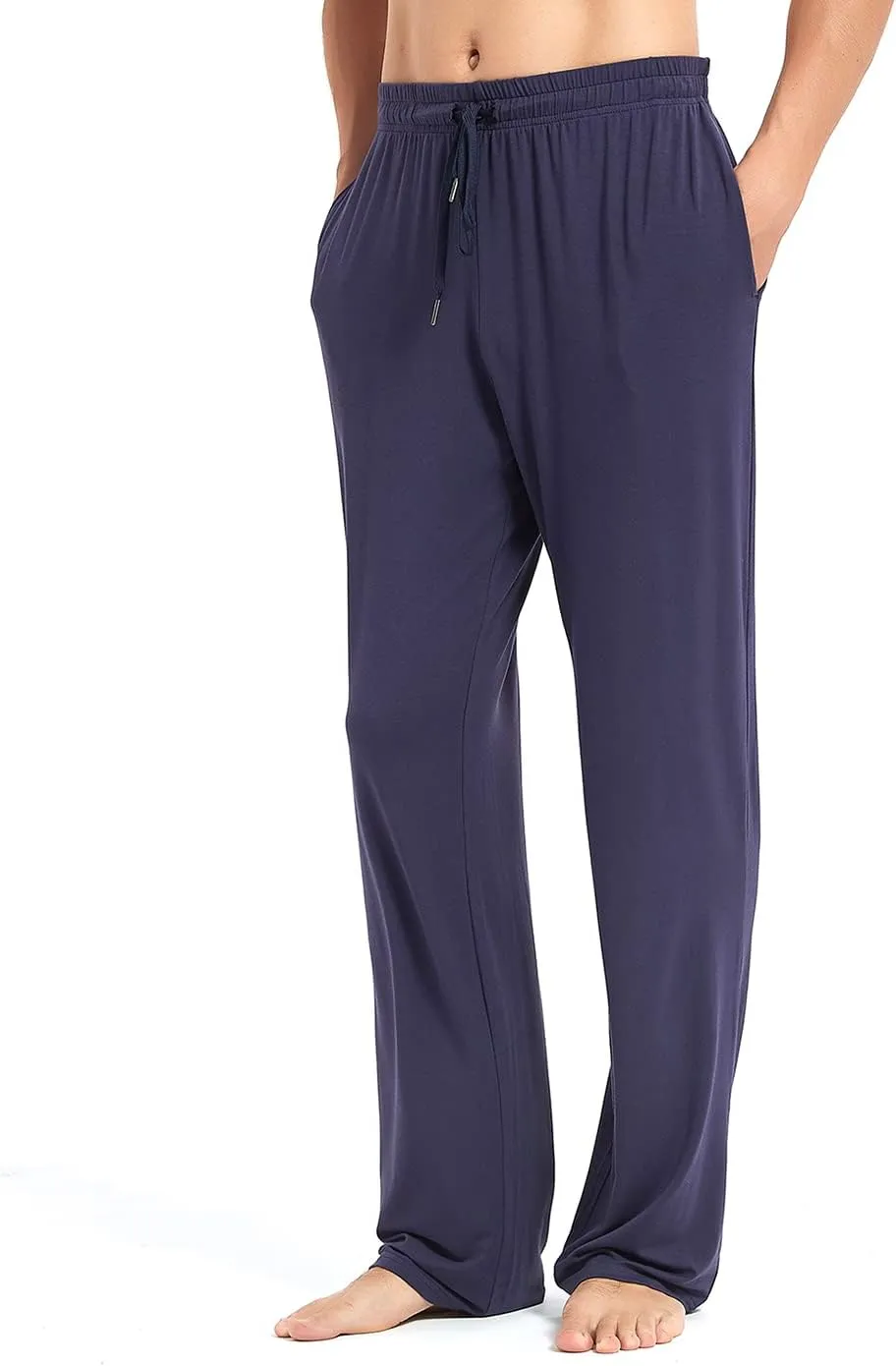 Idtswch 32/34/36/38 Long Inseam Men's Tall Extra Long Pajama Pants,Lounge Jogger Yoga Pants,Sleepwear with Pockets for Men