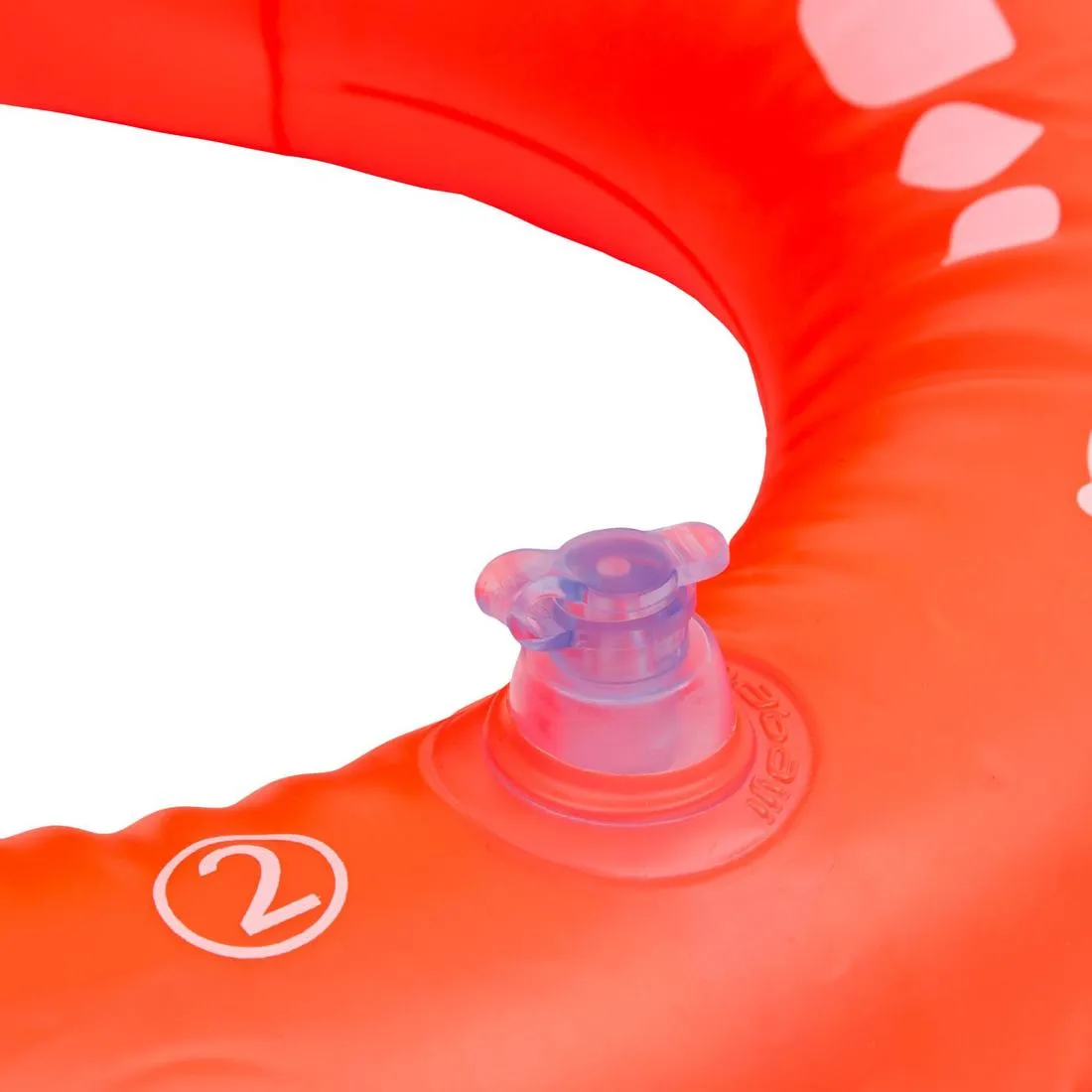 Inflatable swimming vest for 19-30 kg - orange