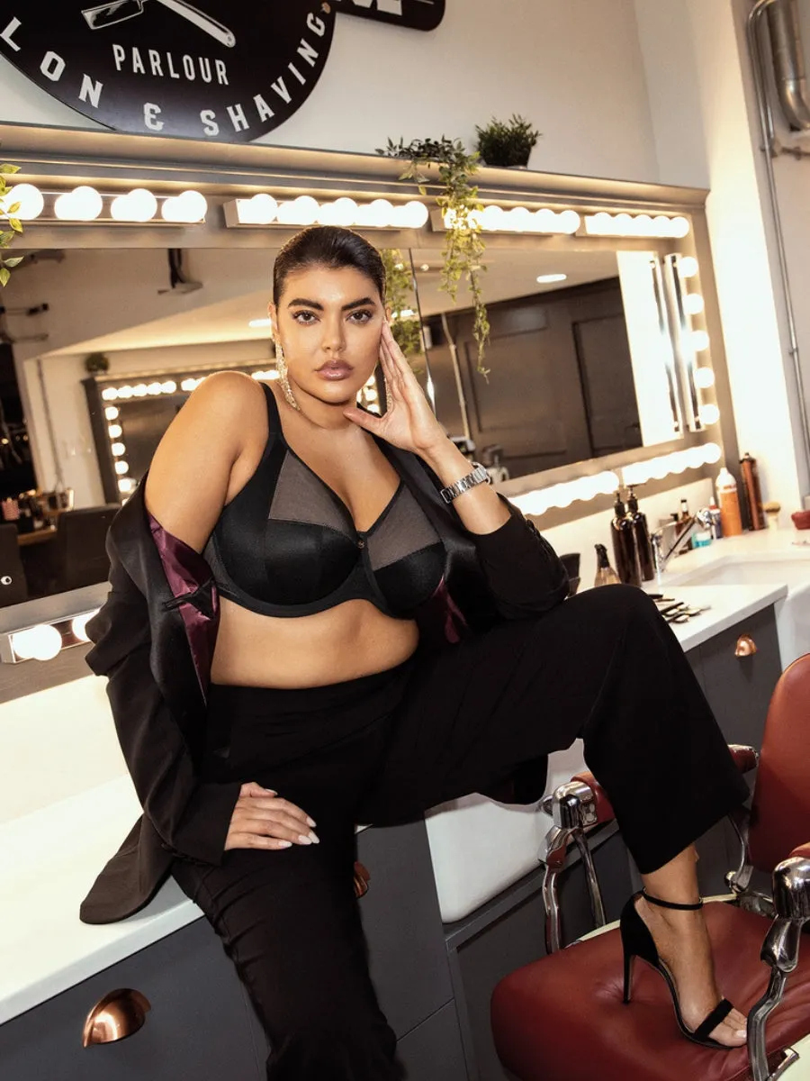 Kintai Underwired Bra - Black