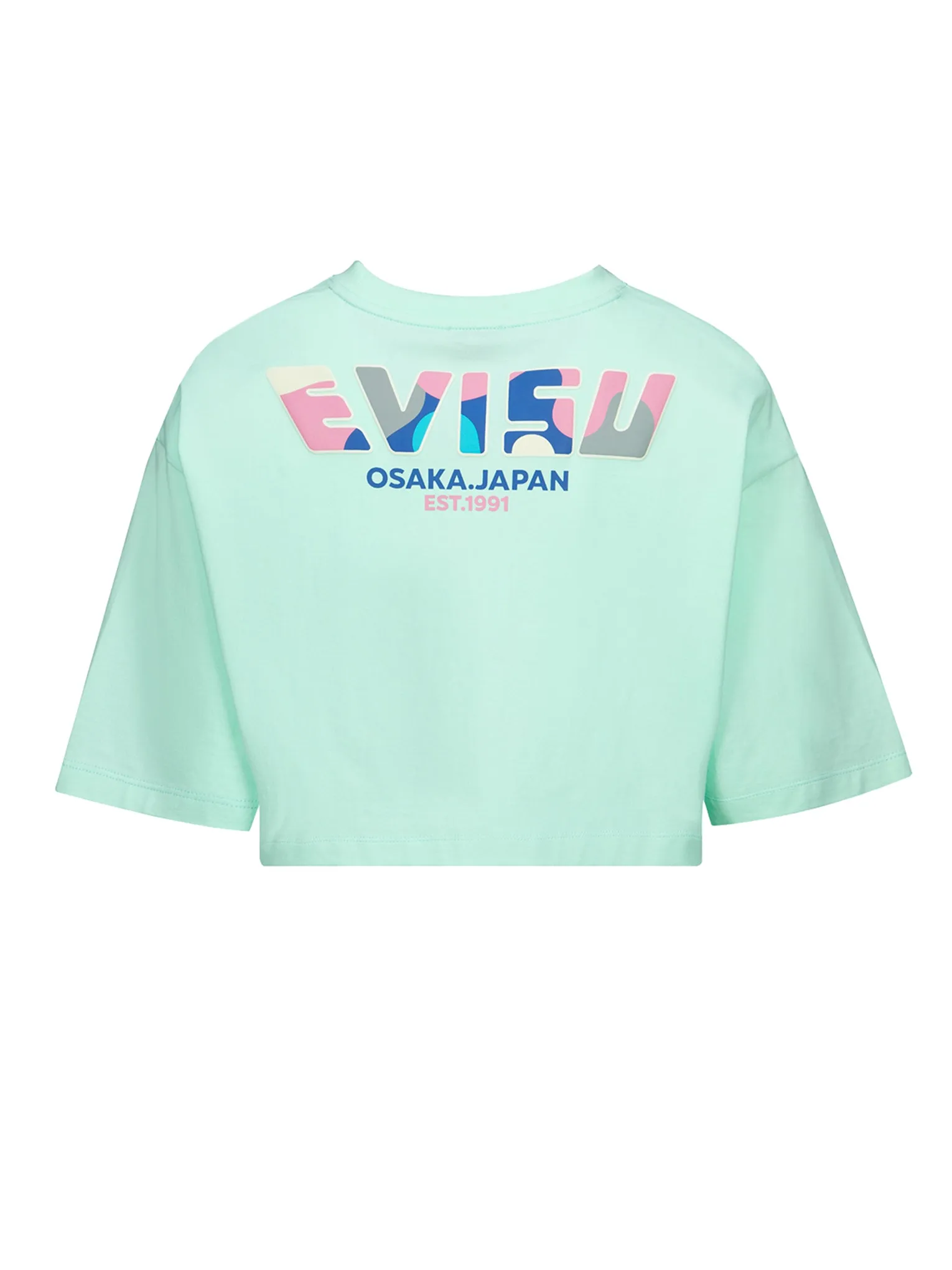 Logo Print Cropped T-shirt