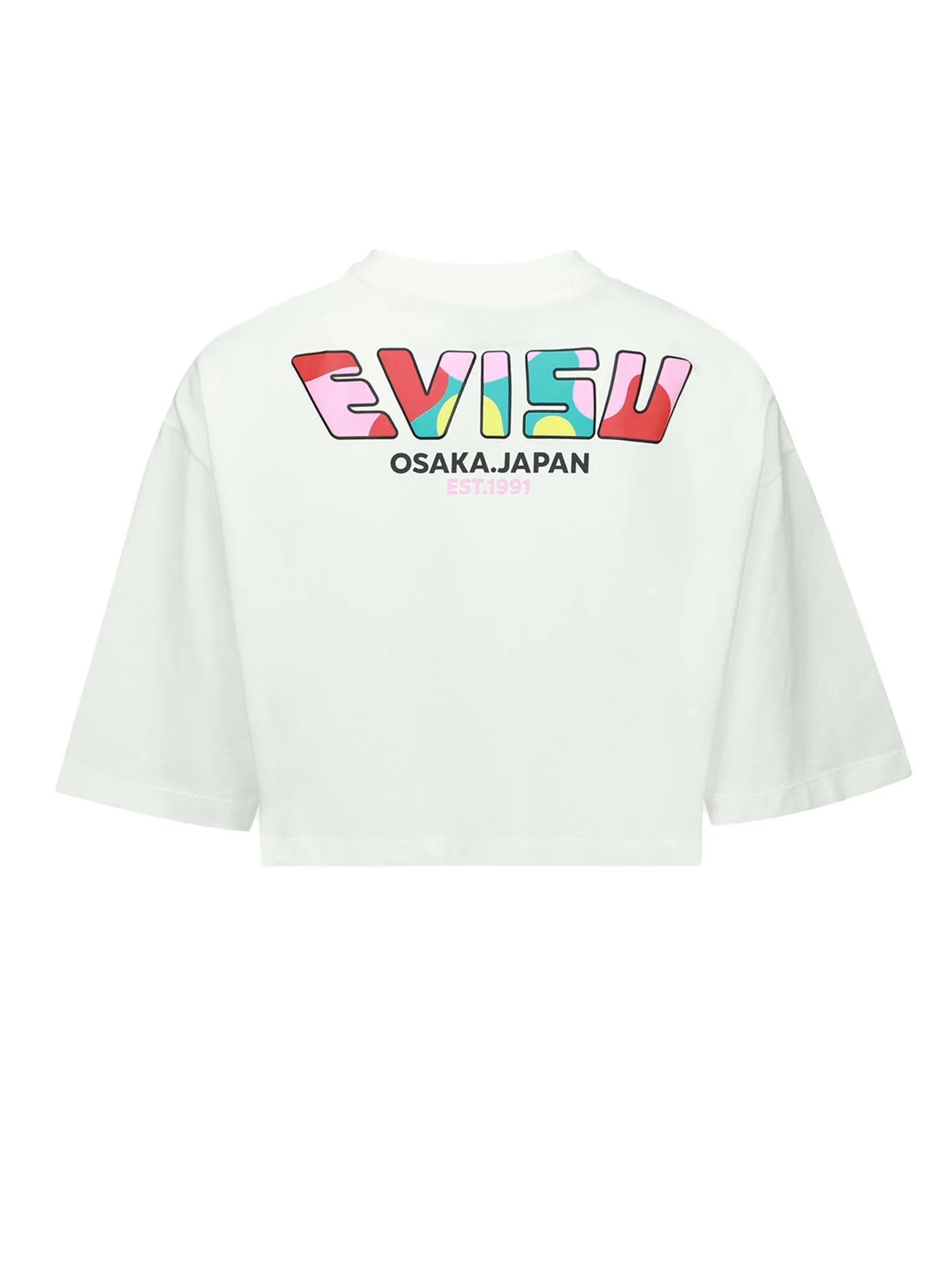 Logo Print Cropped T-shirt