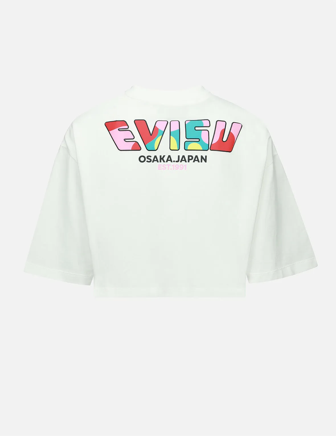 Logo Print Cropped T-shirt