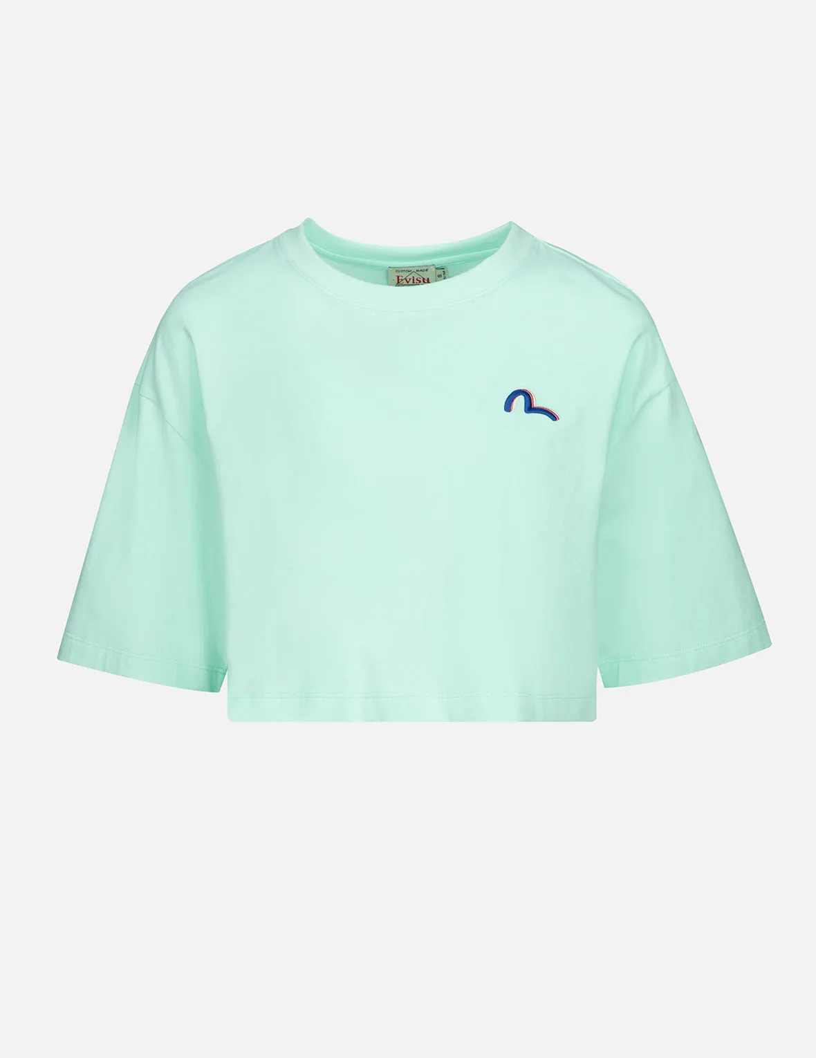 Logo Print Cropped T-shirt