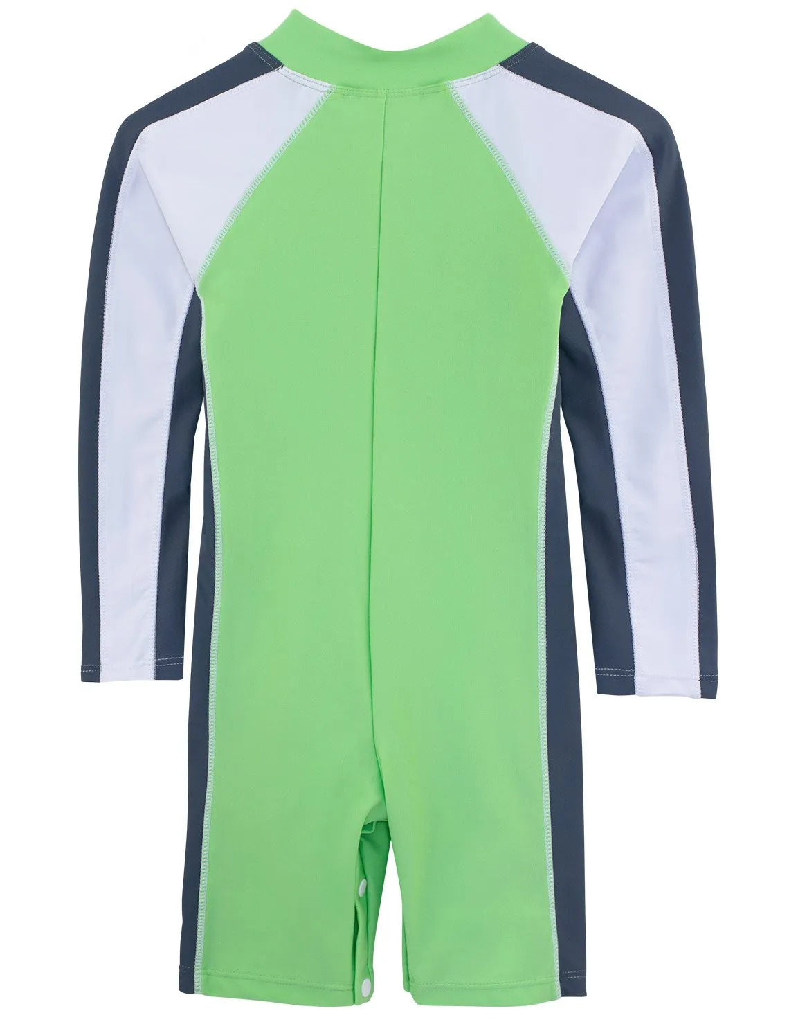 Long Sleeve One-Piece Swimsuit - Mantis