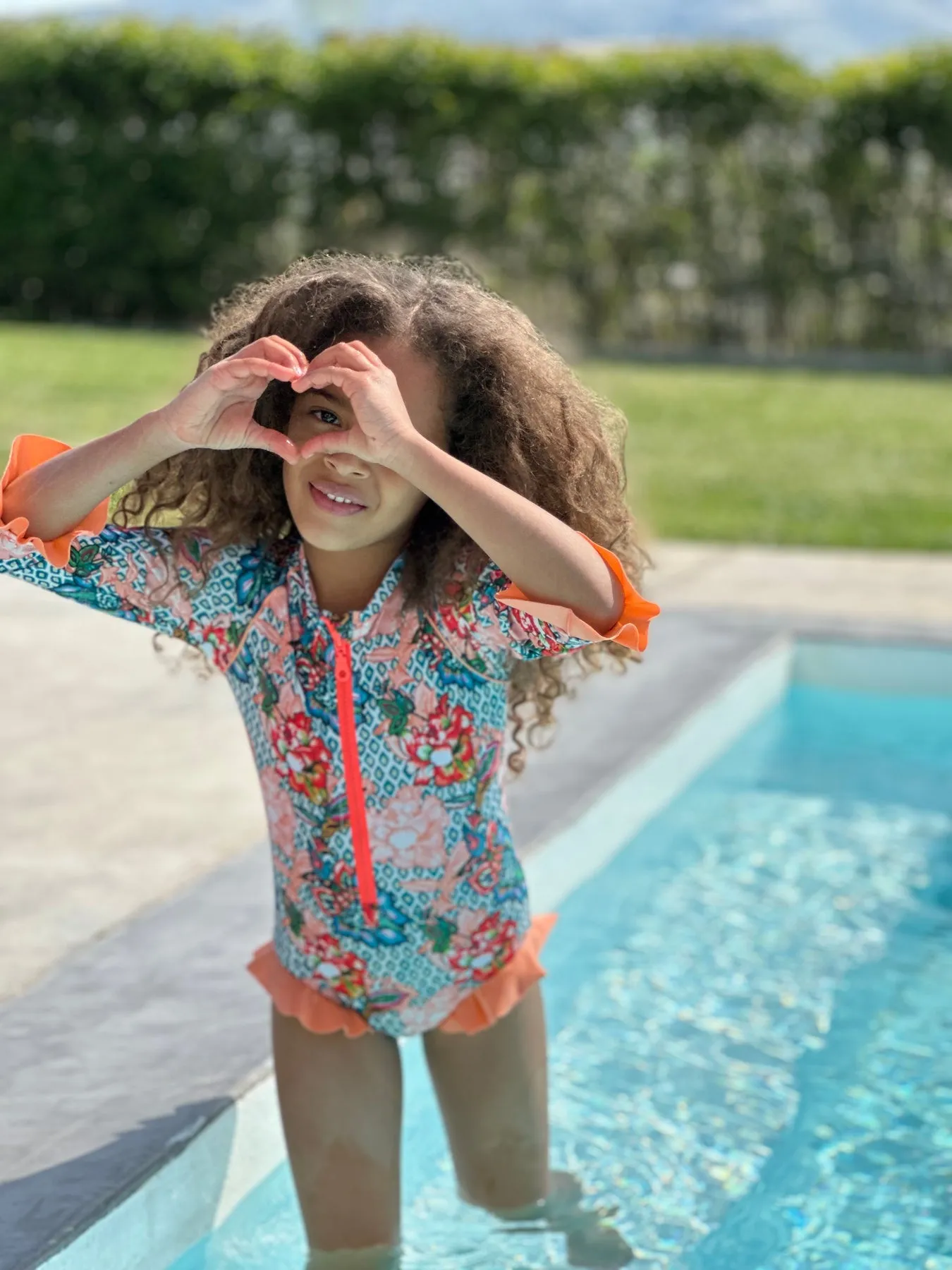 Long Sleeve Ruffles One Piece Garden