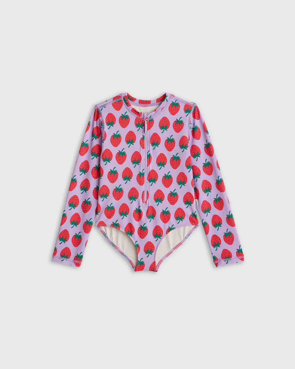 Long Sleeve Zip-Up Swimsuit