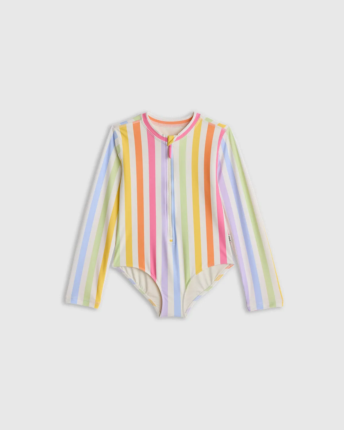 Long Sleeve Zip-Up Swimsuit
