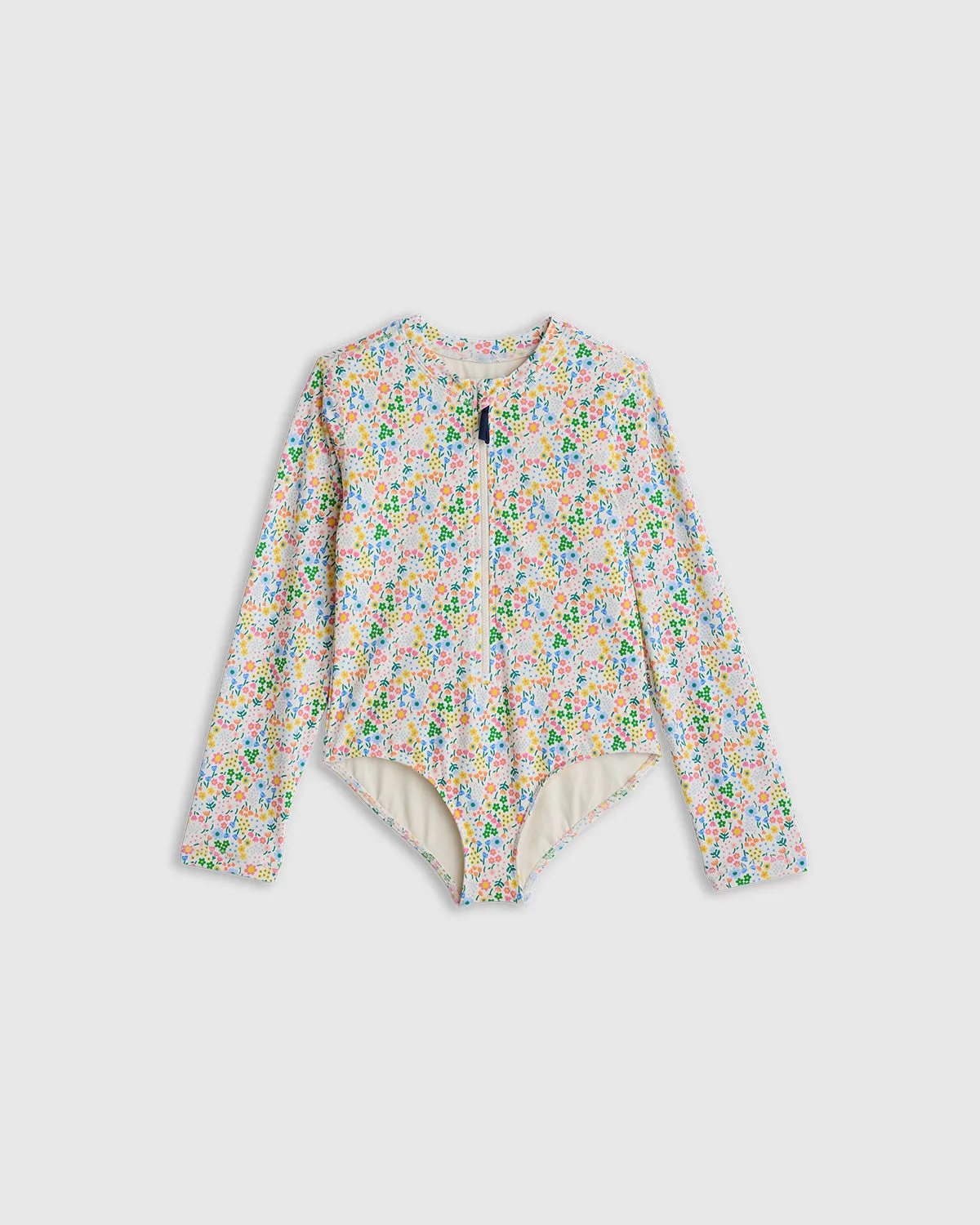 Long Sleeve Zip-Up Swimsuit