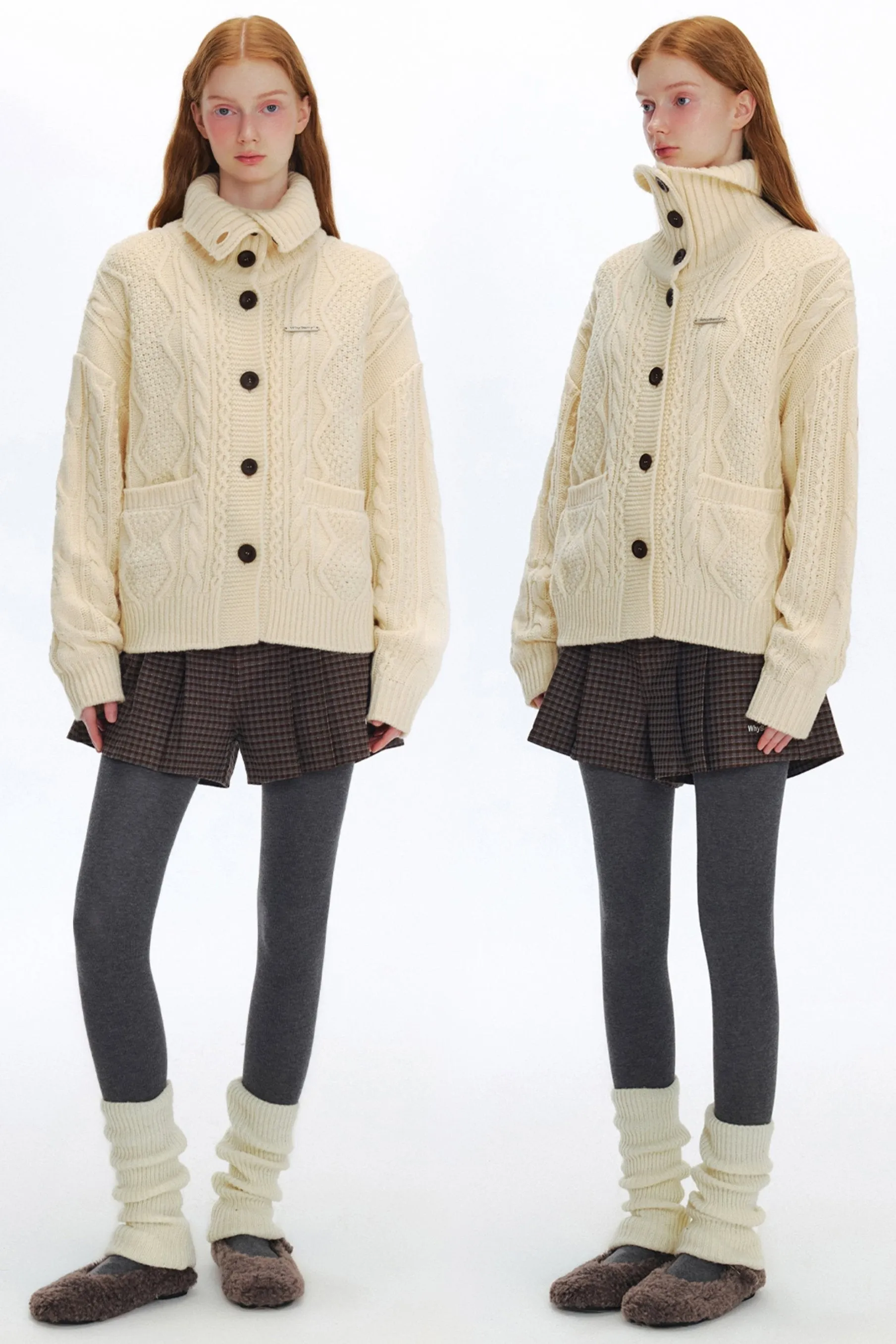 Loose Corduroy Micro A-Line Shorts