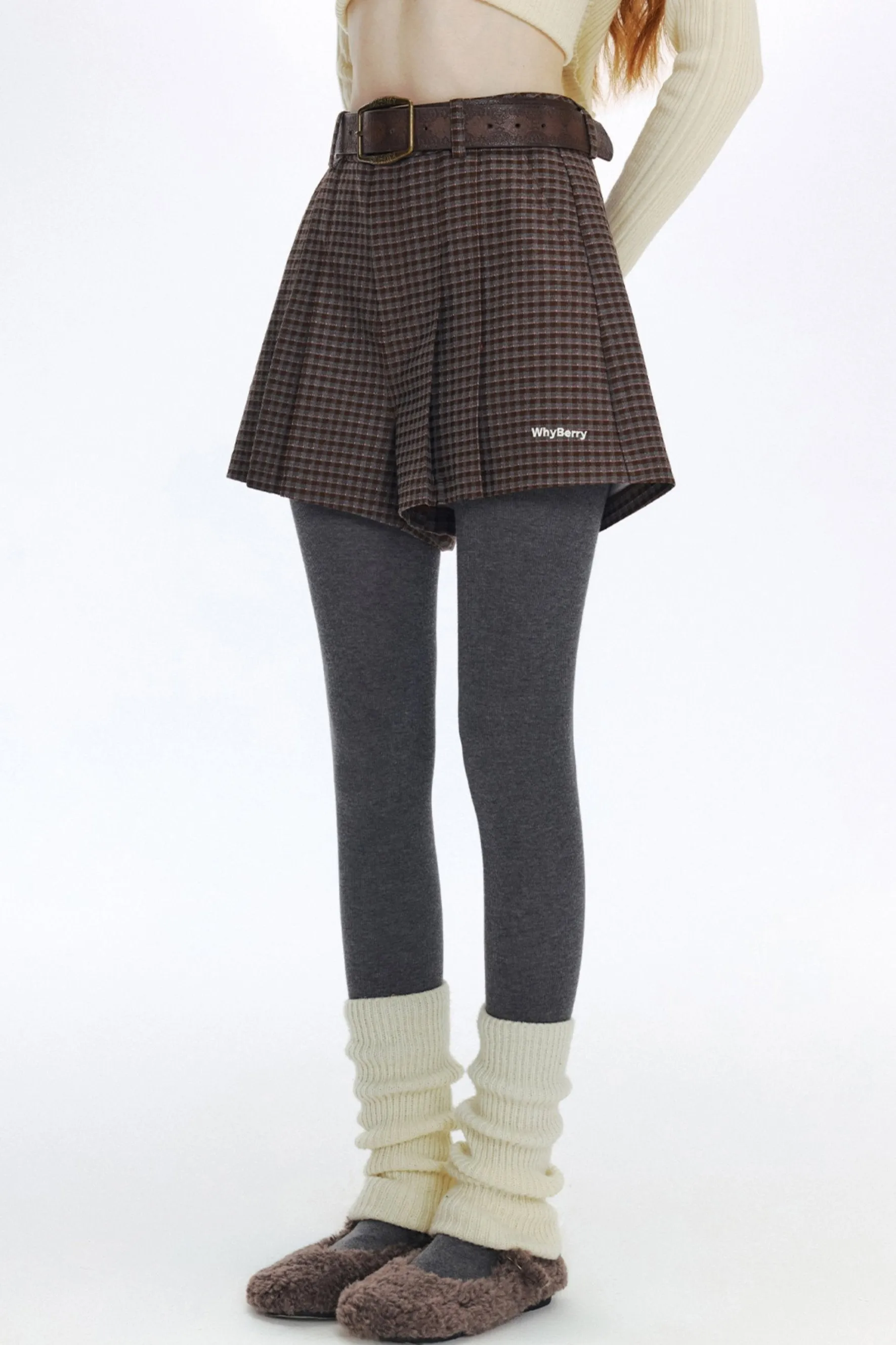 Loose Corduroy Micro A-Line Shorts