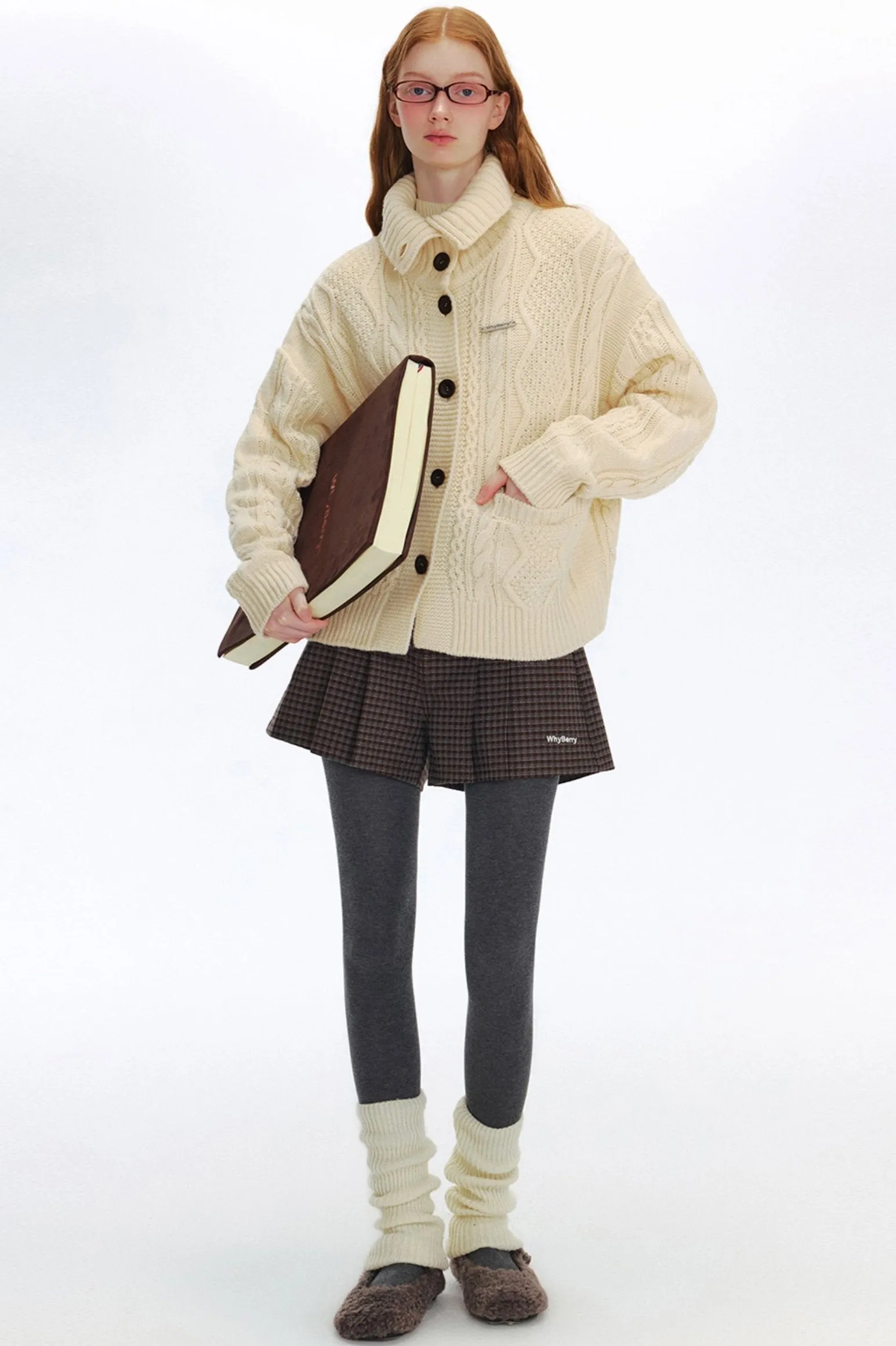 Loose Corduroy Micro A-Line Shorts