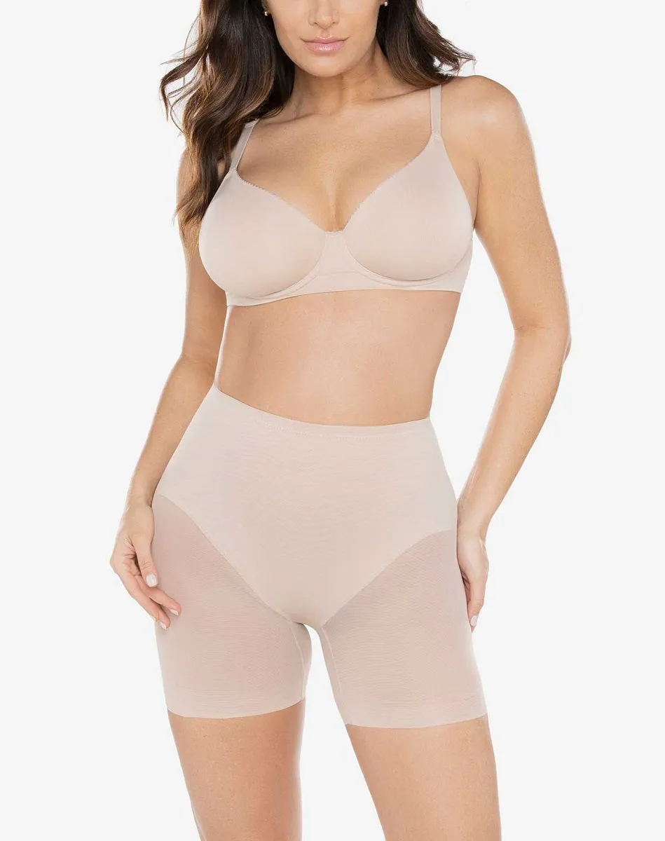 Miraclesuit Shapewear Basic Colors Sexy Sheer Shaping Rear Lifting Boy Short 2776