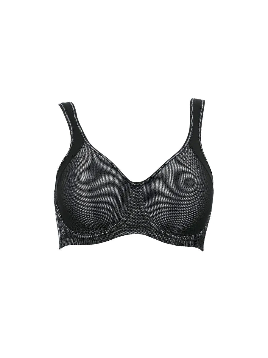 Momentum Underwired Sports Bra - Black