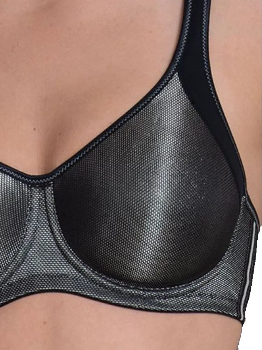 Momentum Underwired Sports Bra - Black