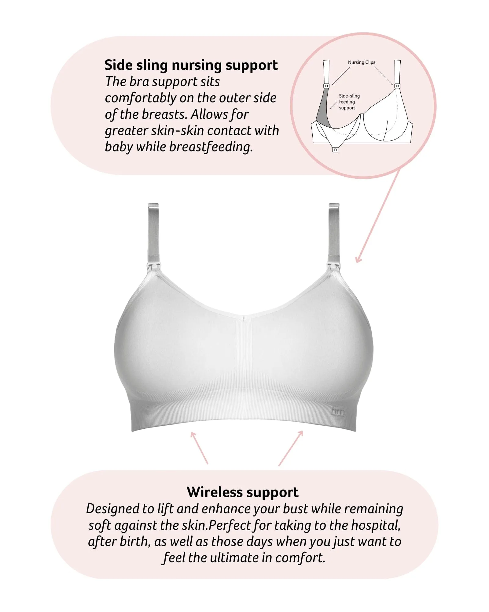 My Necessity Wirefree Multifit - White Busty