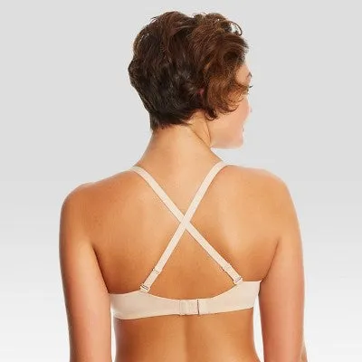 New - Maidenform Women's One Fabulous Fit 2.0 Tailored Demi Bra DM7543 - Beige 32DD