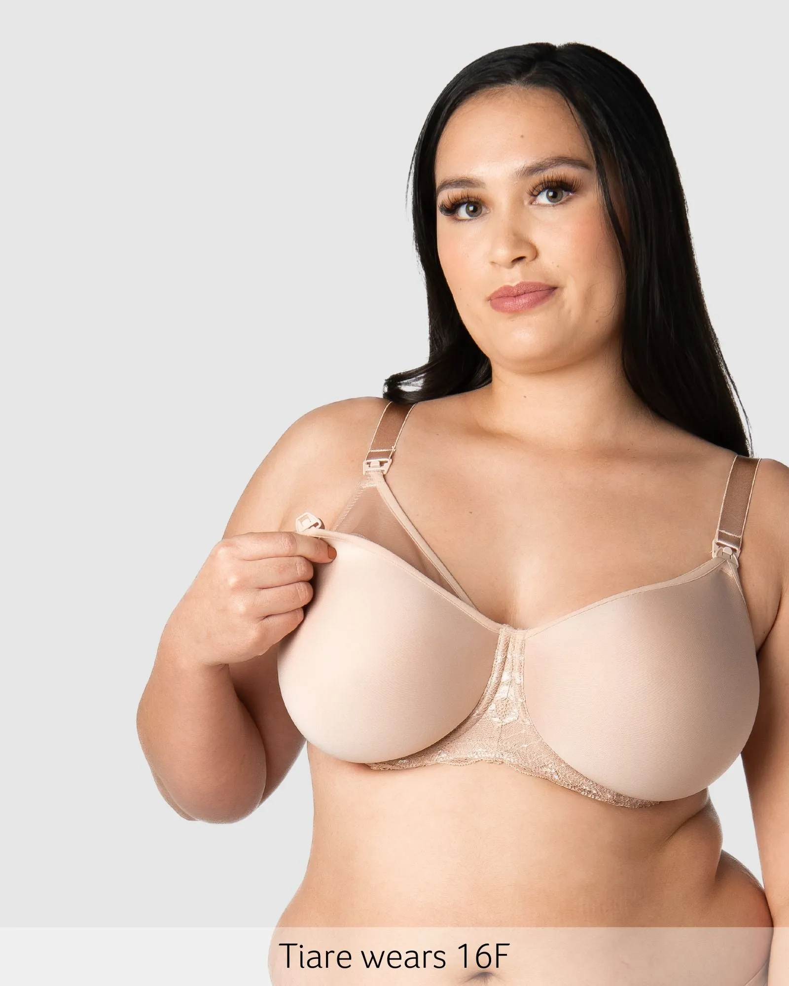 Obsession Contour T-Shirt Nursing Bra - Almond