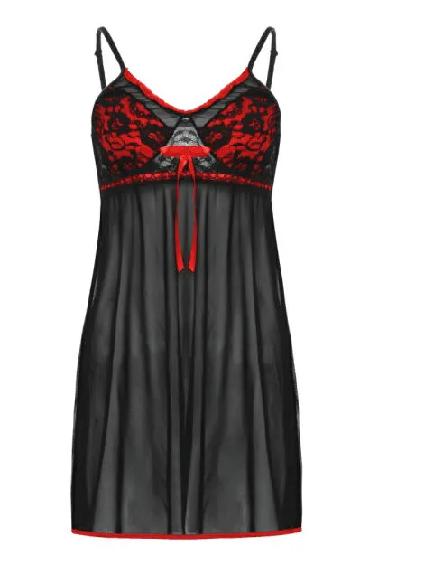 Plus Size Sexy Lingerie  Sexy Suspender Skirt Pajamas Nightdress Sexy Lingerie
