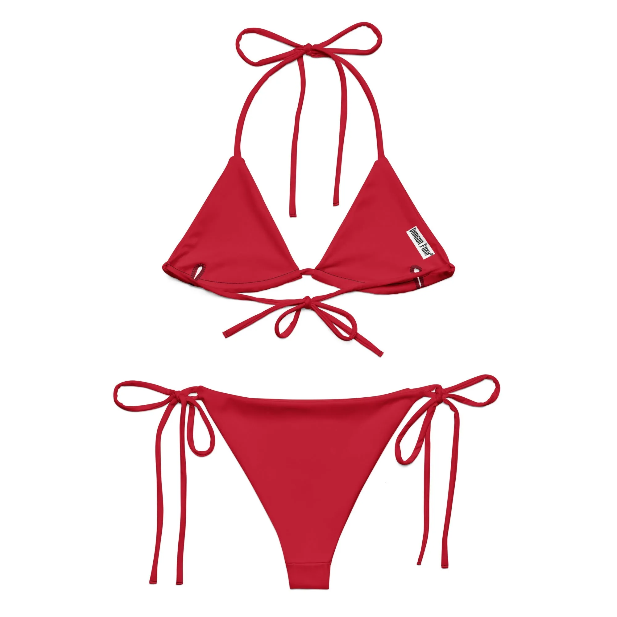 Red Eco String Bikini