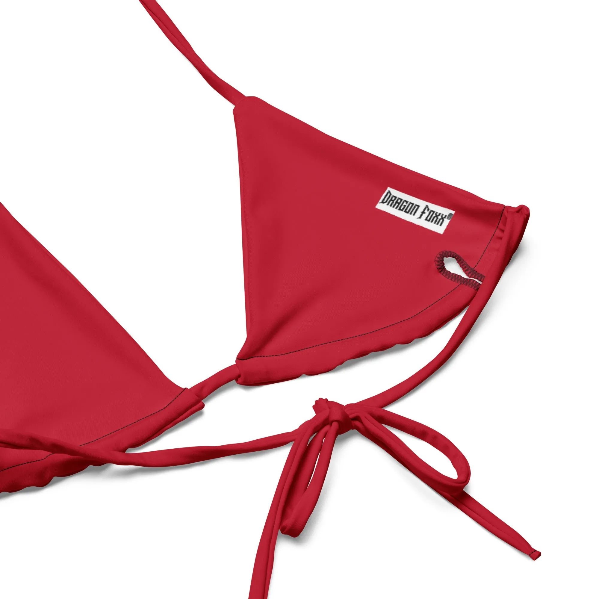 Red Eco String Bikini