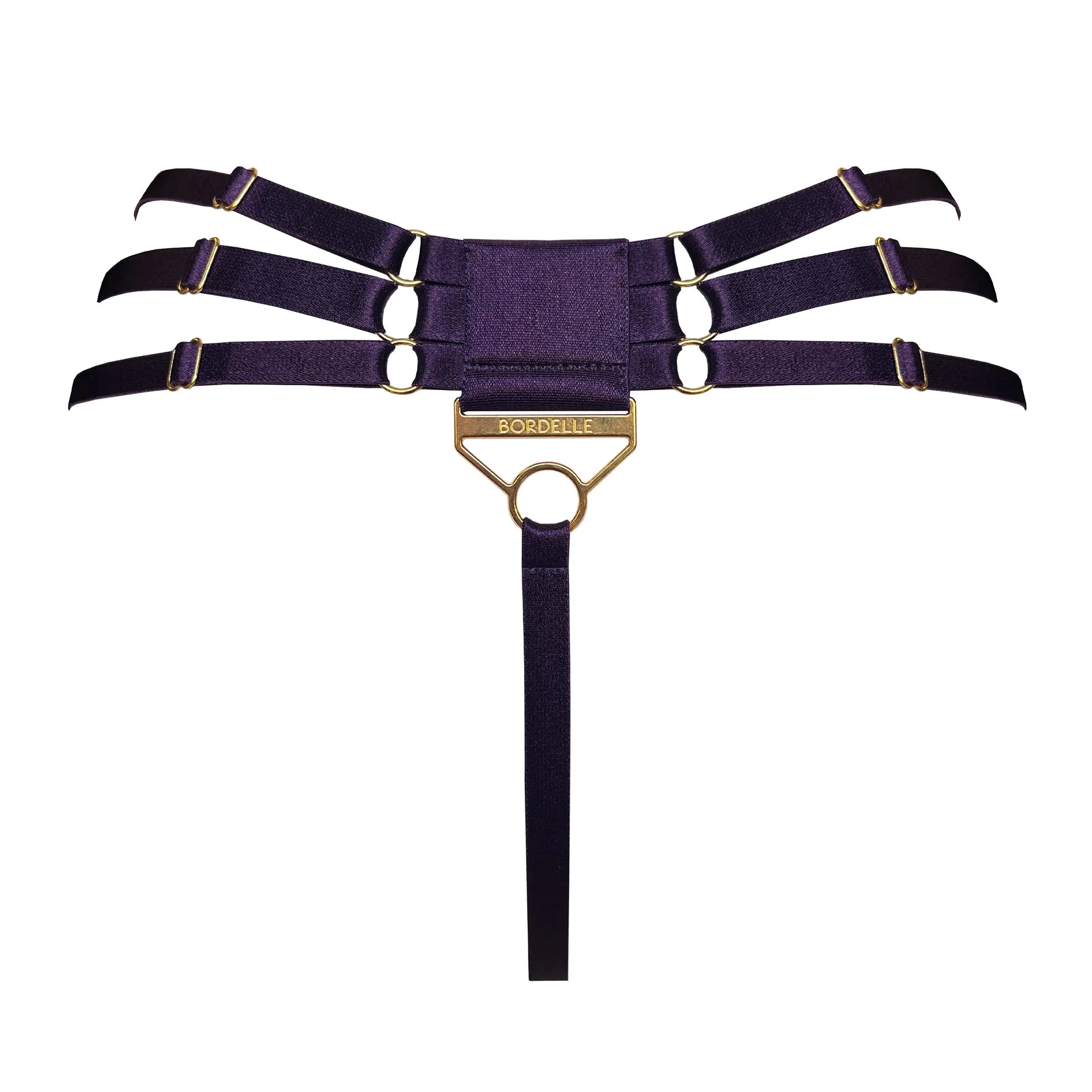 Retta multi strap thong - deep purple