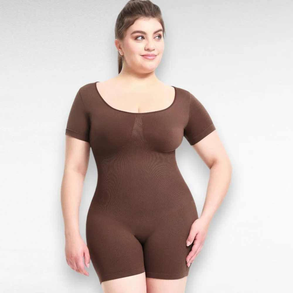 Sculpting Shapewear Short Sleeve Bodysuit