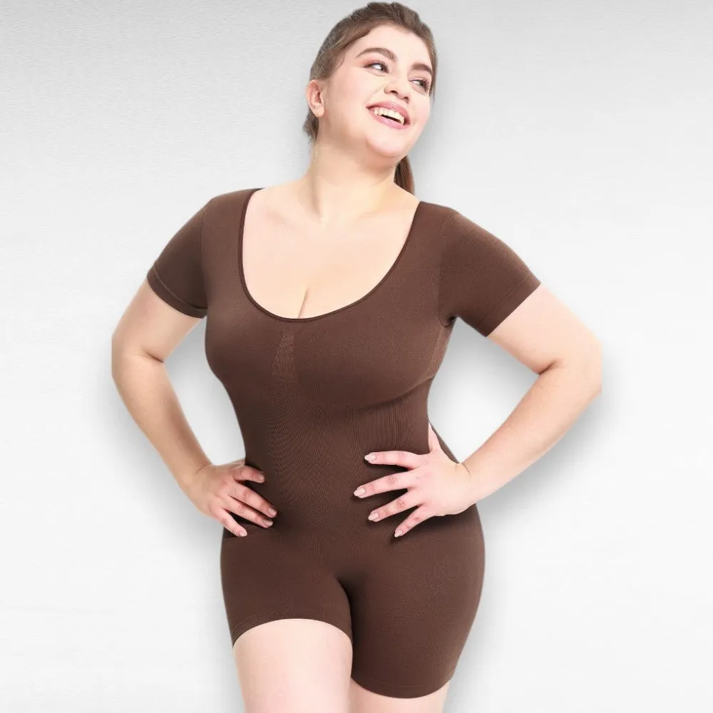 Sculpting Shapewear Short Sleeve Bodysuit