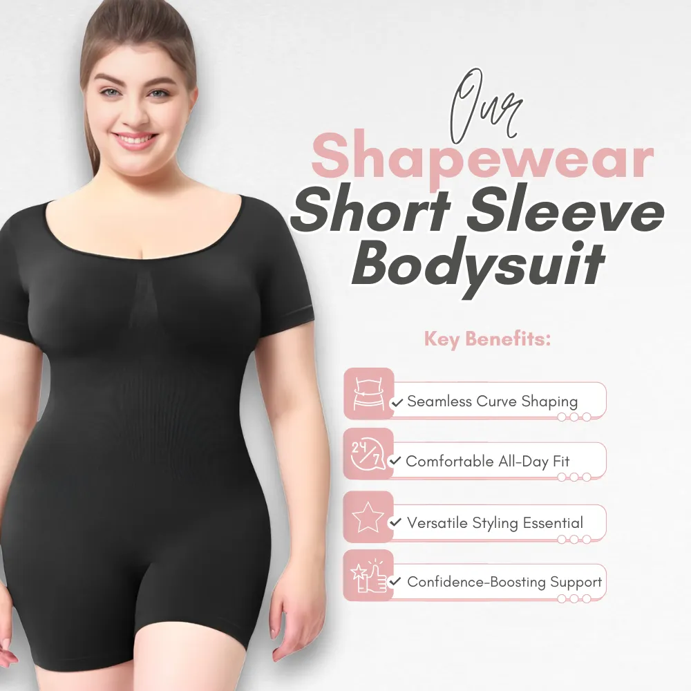 Sculpting Shapewear Short Sleeve Bodysuit