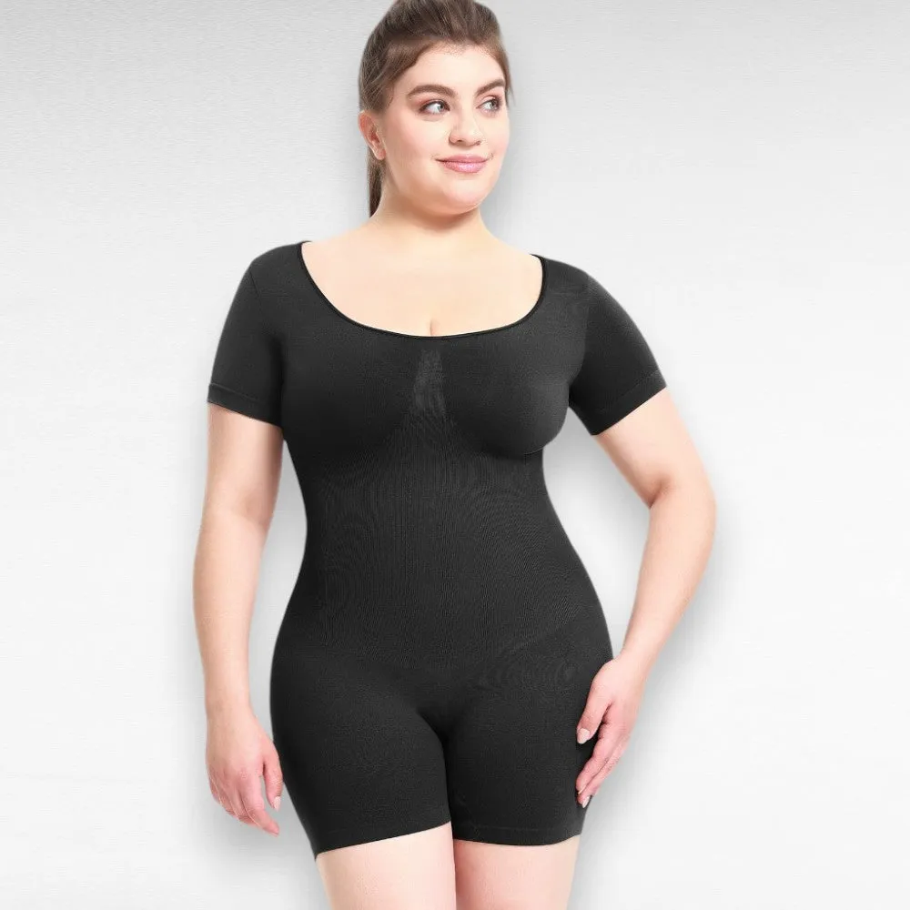 Sculpting Shapewear Short Sleeve Bodysuit