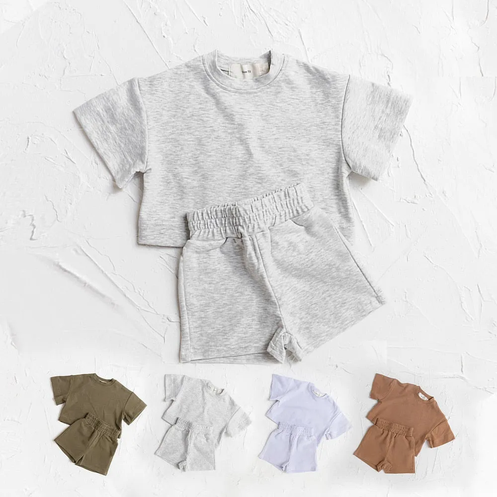 Summer Baby Casual Set T-Shirt   Shorts