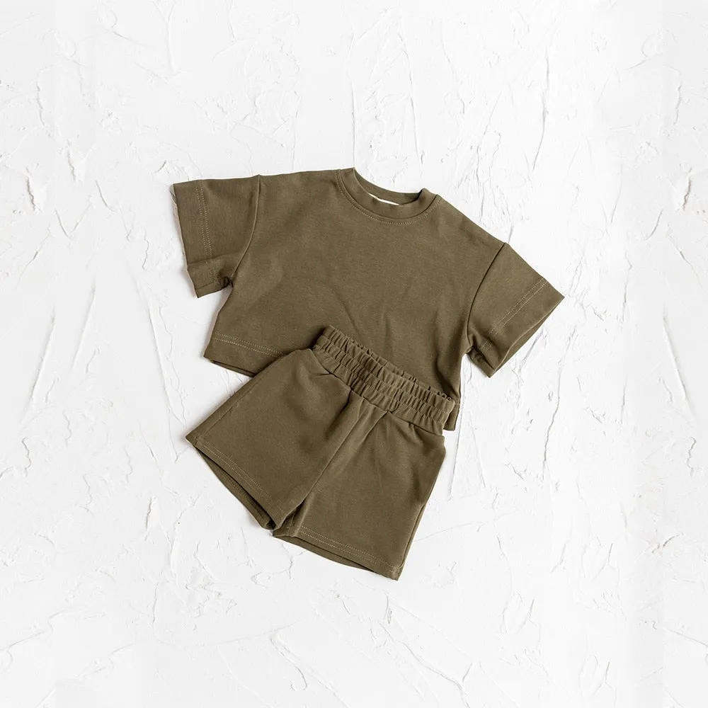 Summer Baby Casual Set T-Shirt   Shorts