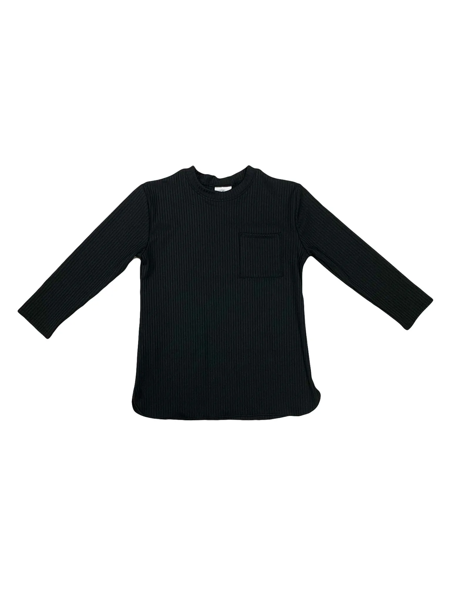 Teen Ribbed Swim Top With Pocket