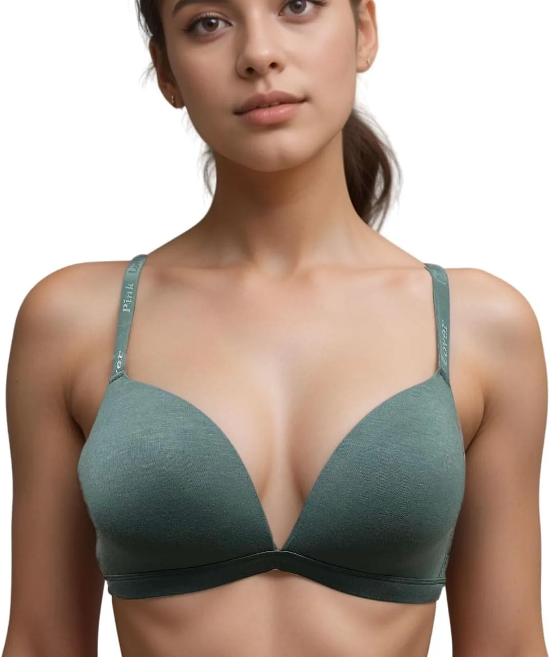 Viola's Secret 6 Pack of Color Print T-Shirt Bras B Cup C Cup and D Cup