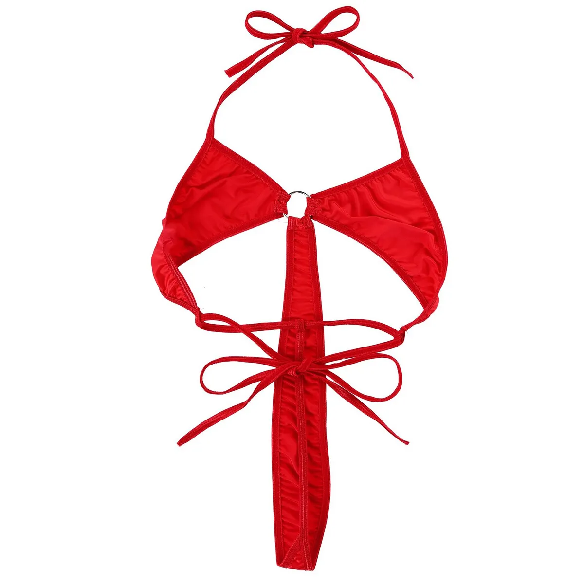 Women's Sexy Micro Bikini Swimsuit / Cut-Out Lace-up Monokini / Backless Bodysuit for Ladies