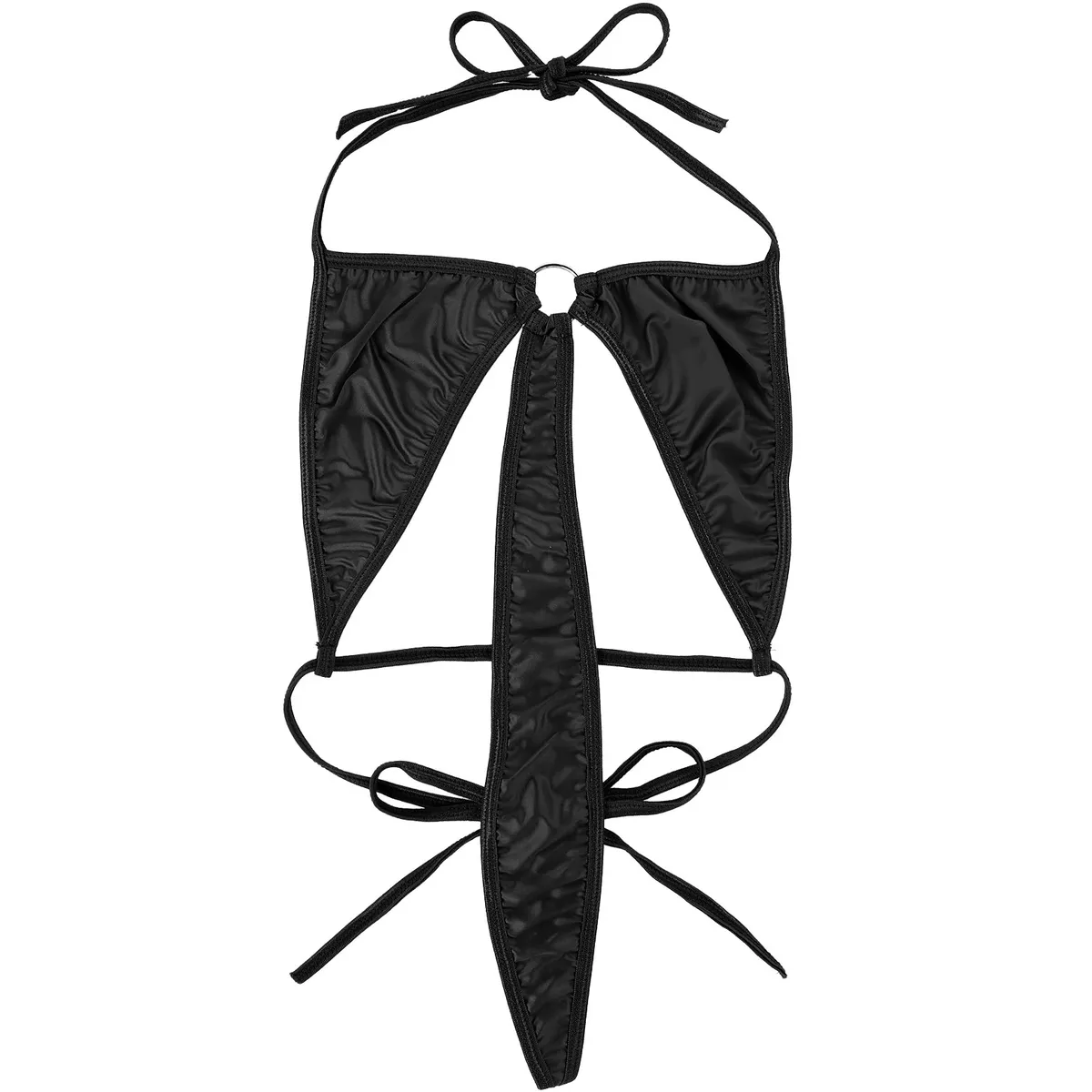 Women's Sexy Micro Bikini Swimsuit / Cut-Out Lace-up Monokini / Backless Bodysuit for Ladies