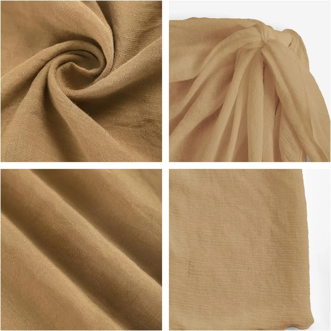 ZAFUL Women's Sarong Coverups Beach Wrap Sheer Bikini Wraps Chiffon Cover Ups for Swimwear